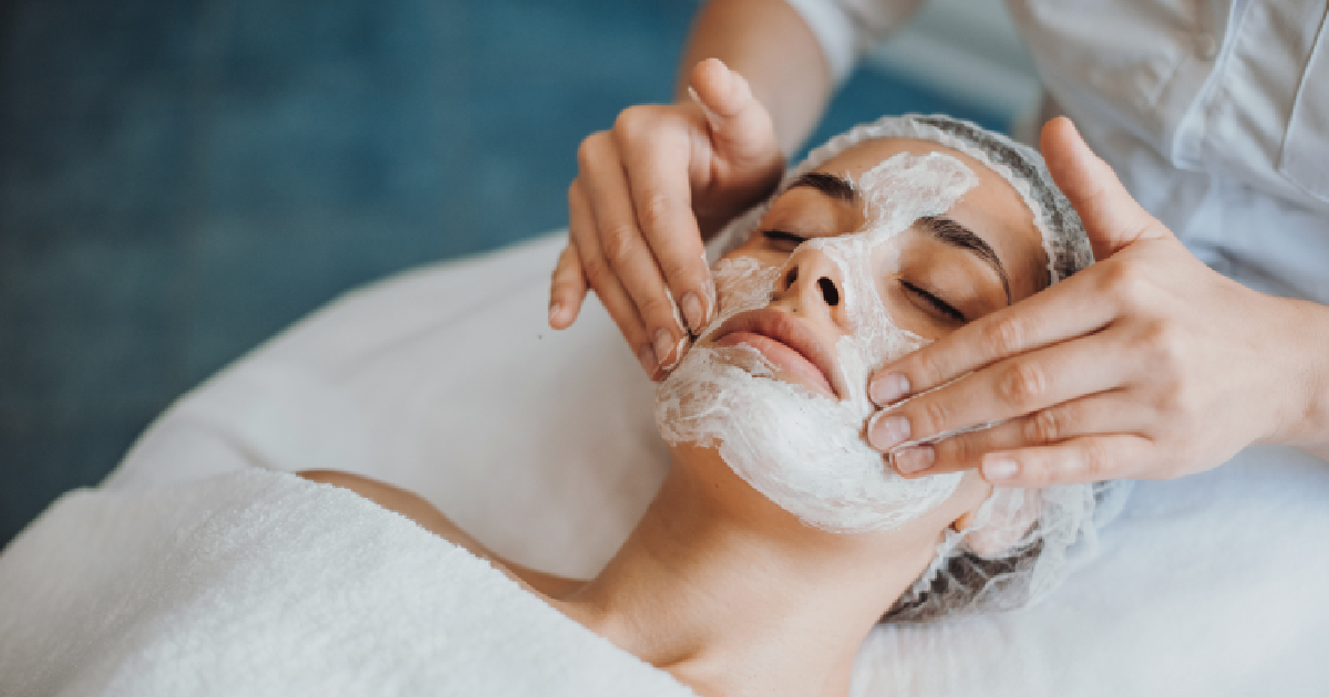 A women is getting medical grade facial services in Sanford, FL